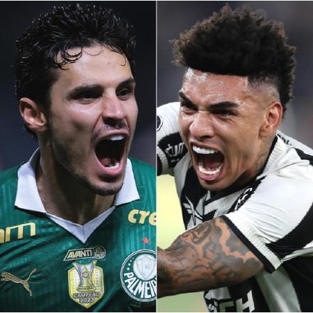Raphael Veiga e Igor Jesus estão confirmados como titulares de Palmeiras x Botafogo