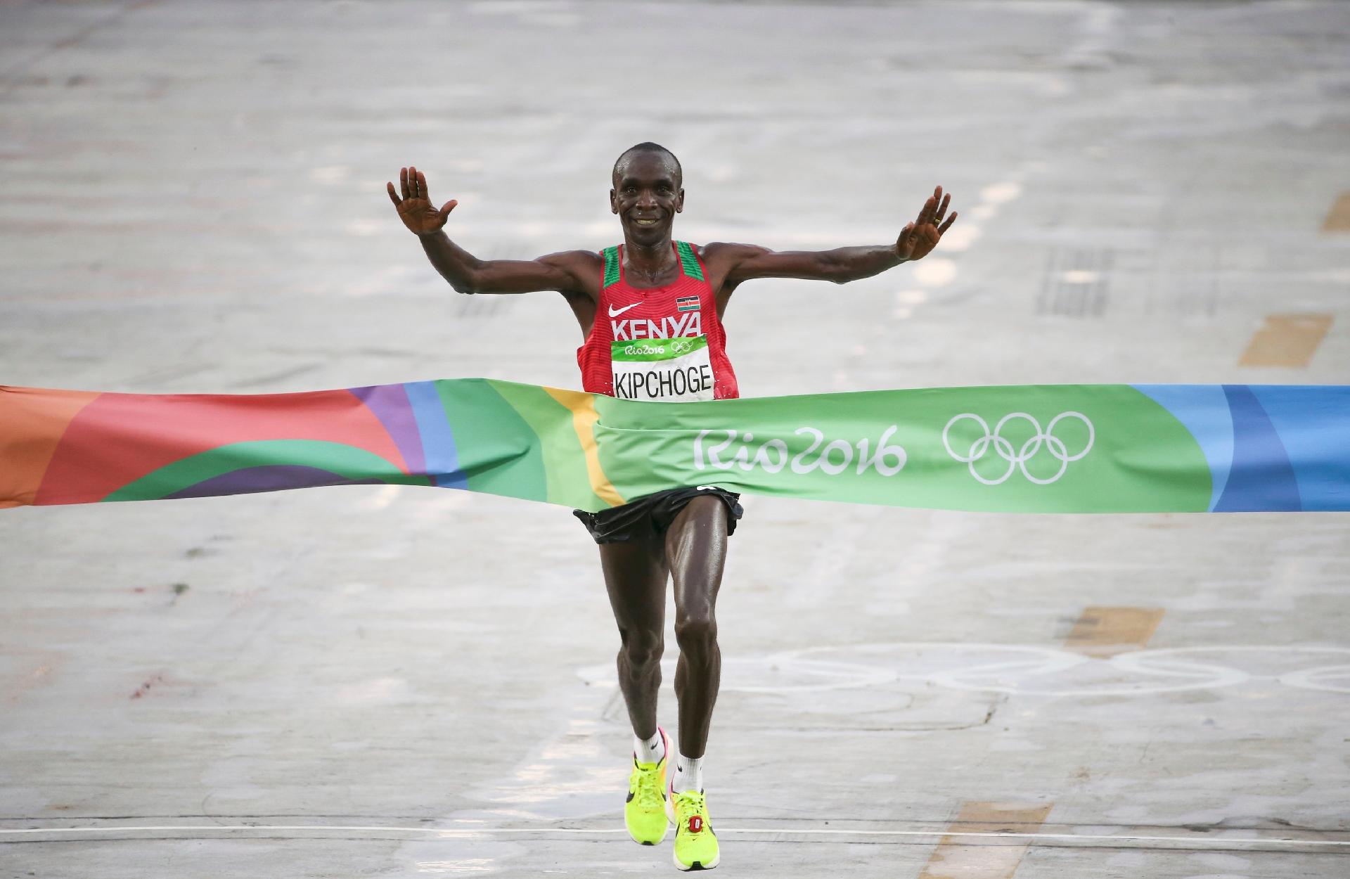 Kipchoge foi ouro na Rio 2016 e 10 anos depois, retorna ao Brasil - undefined