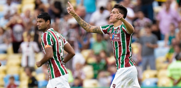Pedro em ação pelo Flu no Maracanã; clube fechou acordo sócioambiental - Thiago Ribeiro/AGIF