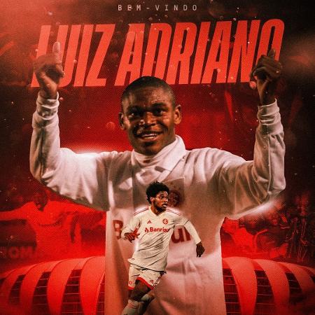 Luiz Adriano está de volta ao Internacional - Divulgação/Internacional
