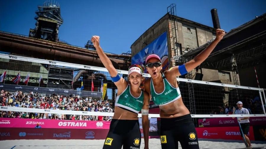 Duda e Ana Patricia venceram a etapa de Ostrava do Circuito Mundial de Vôlei de Praia - Volleyball World