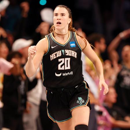 Sabrina Ionescu, do New York Liberty, durante as finais da WNBA