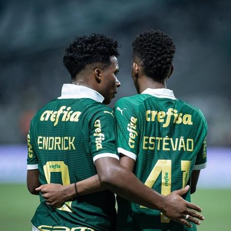 Endrick e Estêvão são atletas que passaram pela base do Palmeiras e deixaram o clube por cifras milionárias