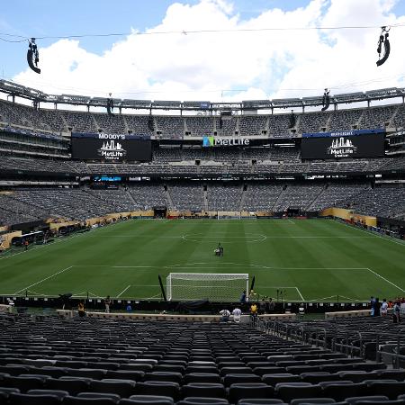 MetLife Stadium antes de Real Madrid x PSG, jogo do Mundial MetLife Stadium antes de Real Madrid x PSG, jogo do Mundial