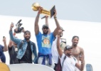Com idolatria a LeBron James, mais de 20 mil fãs recepcionam campeões Cavs - Jason Miller/Getty Images/AFP