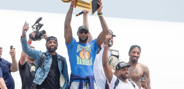 LeBron James liderou o título histórico do Cleveland Cavaliers na NBA - Jason Miller/Getty Images/AFP