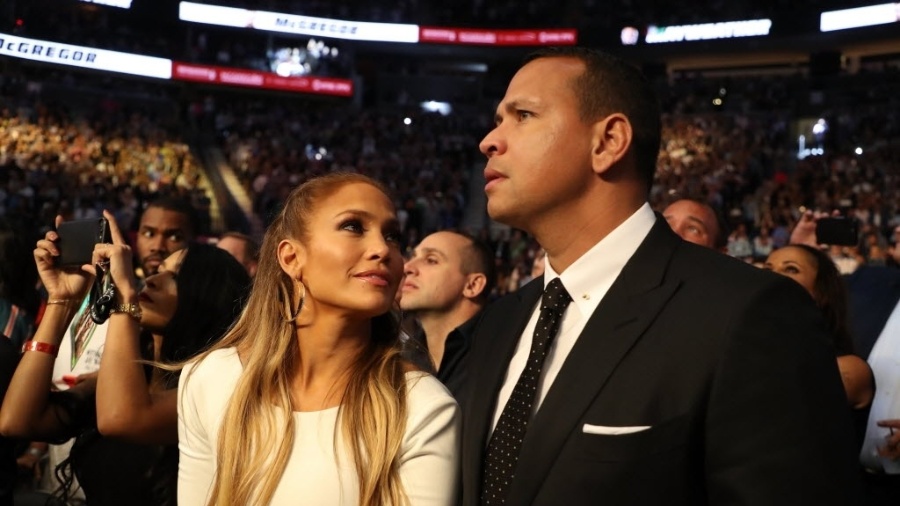 Jennifer Lopez e seu namorado, o ex-jogador de beisebol Alex Rodriguez, resolveram entrar para os eSports como investidores - Christian Petersen/Getty Images/AFP