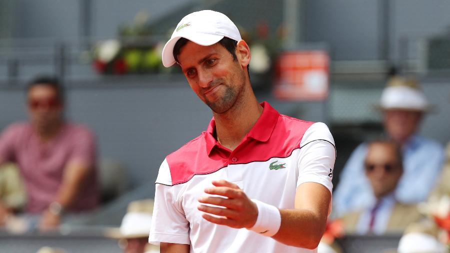 Djokovic lamenta ponto perdido em partida contra Kyle Edmund - Sergio Perez/Reuters