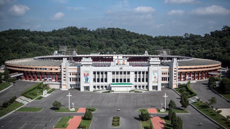 Partida deve acontecer no estádio Kim Il Sung; será primeiro jogo da Coreia do Sul no país vizinho desde 1990 - Carl Court/Getty Images