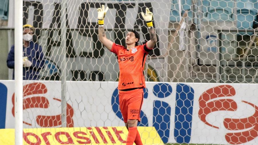 Goleiro Cássio desabafa após vitória do Corinthians contra o Bahia na Neo Química Arena - Fotos: Rodrigo Coca/Agência Corinthians