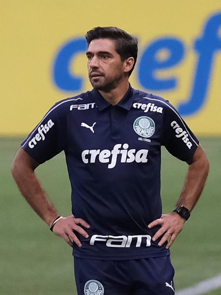 Campeão da América, da Copa do Brasil e do Paulistão, Abel Ferreira espera pela chancela matemática do Brasileiro - Marcello Zambrana/AGIF