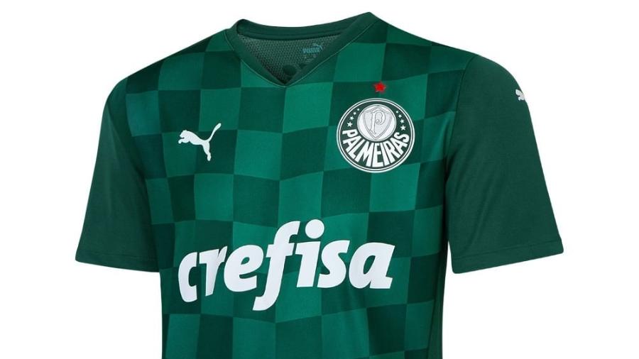 Nova camisa do Palmeiras para a temporada 2021/22 vira meme na web - Reprodução/Palmeiras Store