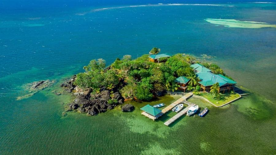 Ilha privativa Black Rock Cay, em Honduras, custa cerca de R$ 7 milhões - Divulgação/Sotheby"s