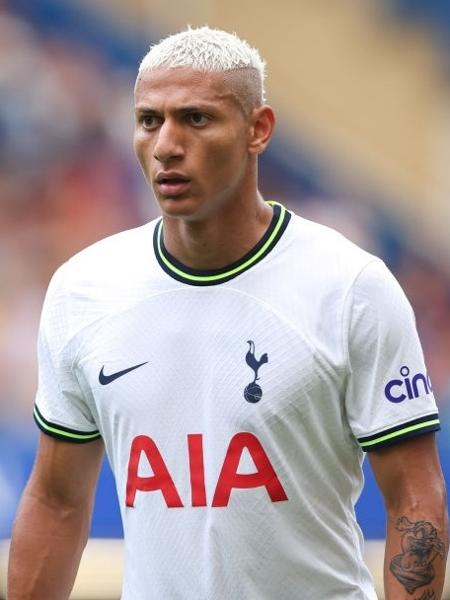 Richarlison em ação pelo Tottenham - Matthew Ashton - AMA/Getty Images