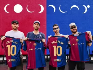 Barcelona usará camisa com patrocínio do Coldplay em jogo contra o Real Madrid