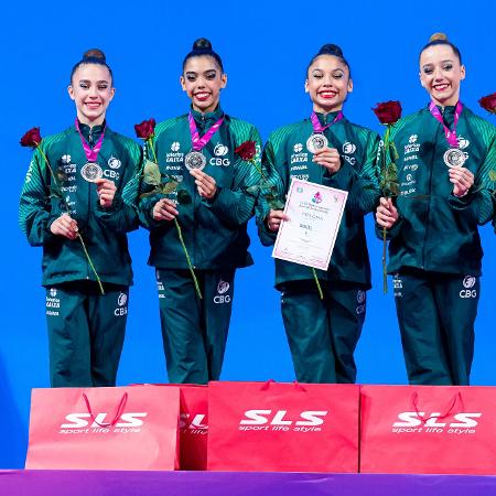 Brasil conquista a segunda prata no Mundial juvenil de ginástica rítmica Brasil conquista a segunda prata no Mundial juvenil de ginástica rítmica