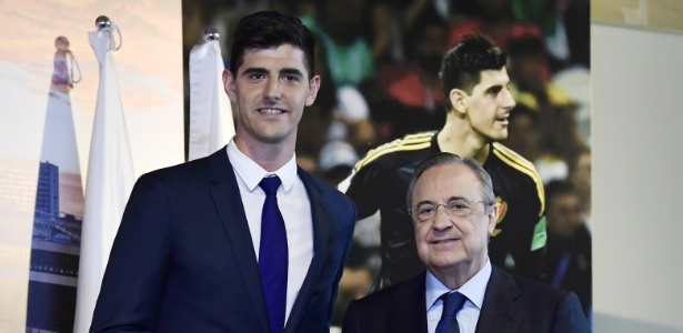 Thibaut Courtois é apresentado no Real Madrid - Javier Soriano/AFP