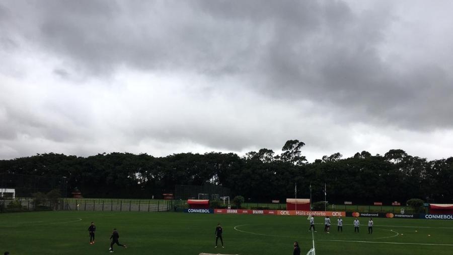 Seleção do Chile treina no CT do São Paulo - José Eduardo Martins/UOL