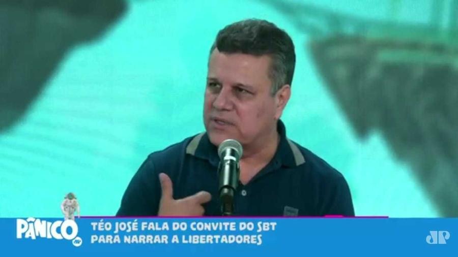 Téo José afirmou que o SBT planeja utilizar nomes da casa para comentar os jogos da Libertadores - Reprodução/Rádio Jovem Pan