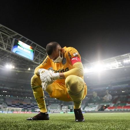 Weverton, minutos depois da classificação do Palmeiras para a final da Libertadores - Staff Images/Conmebol