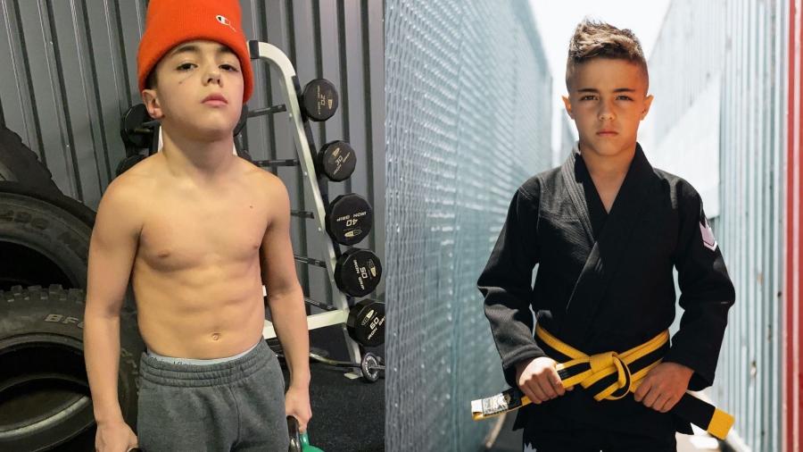 Ícaro Moreno tem apenas 9 anos, mas já 3 vezes campeão mundial de jiu-jitsu kids - Arquivo pessoal