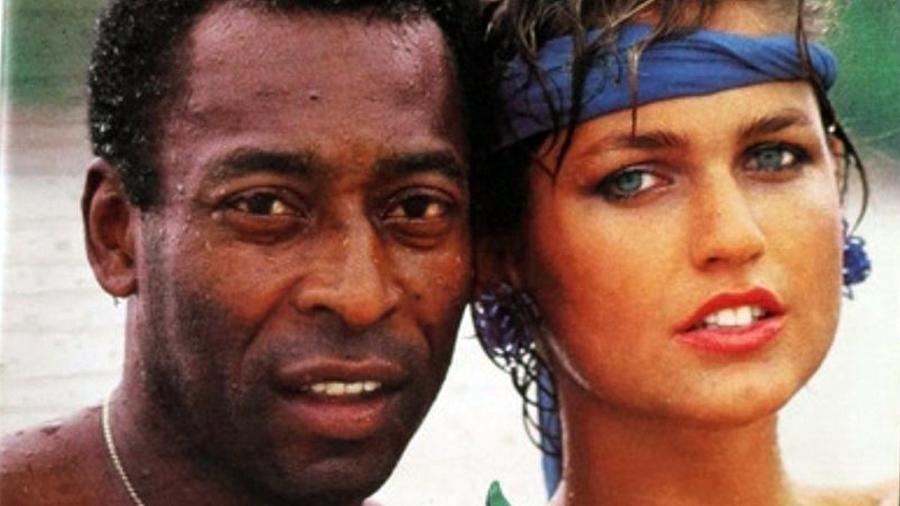 Pelé e Xuxa foram namorados por cerca de seis anos - Reprodução/Manchete