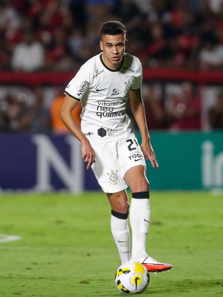 Victor Cantillo em ação pelo Corinthians durante partida da Copa do Brasil de 2022 - Rodrigo Coca/Agência Corinthians