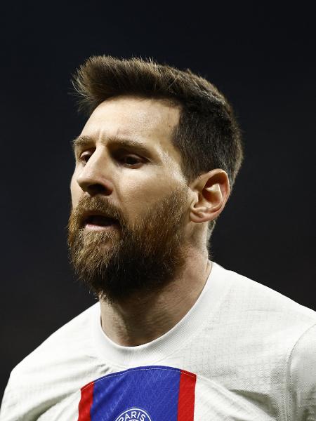 Lionel Messi em partida entre PSG e Angers, pelo Campeonato Francês. - STEPHANE MAHE/REUTERS
