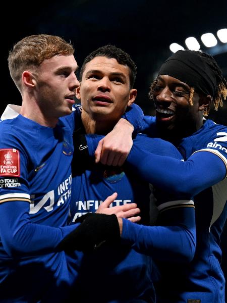 Thiago Silva marcou o segundo gol do Chelsea na goleada contra o Preston pela Copa da Inglaterra