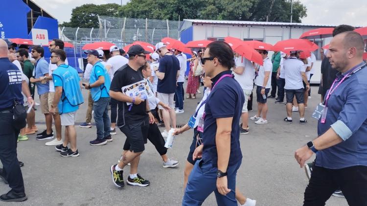 Felipe Massa prestigia o E-Prix de São Paulo de 2024, no Anhembi