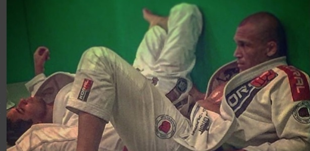 Leandrão pratica jiu-jitsu nas horas vagas desde 2008: ele voltou com tudo ao Vasco  - Divulgação / Instagram