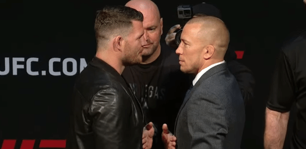 Georges St-Pierre enfrentará Michael Bisping pelo cinturão dos pesos-médios - Reprodução / Youtube