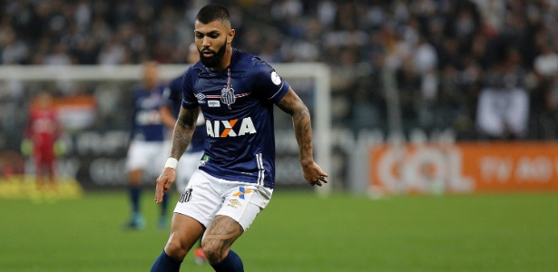Gabigol foi vetado devido a dores no púbis - Daniel Vorley/AGIF