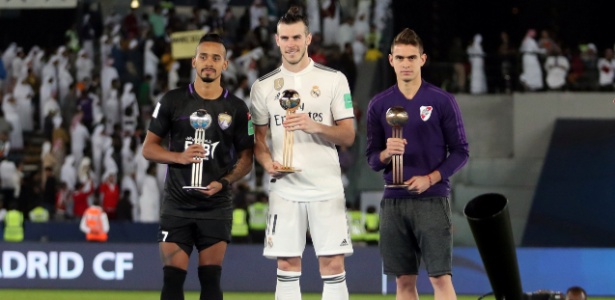 Caio Lucas, Bale e Borré recebem premiação de melhores do Mundial de Clubes - Suhaib Salem/Reuters