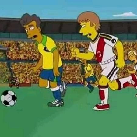Brasil e Alemanha se enfrentaram nos Simpsons - Reprodução