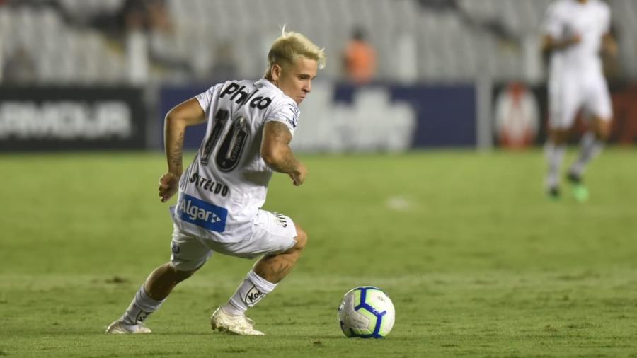 Soteldo, camisa 10 do Santos, em atuação contra o Botafogo - Ivan Storti/Santos FC