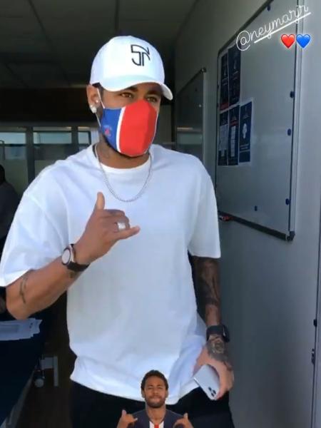 Neymar se reapresenta ao PSG - Reprodução/Instagram