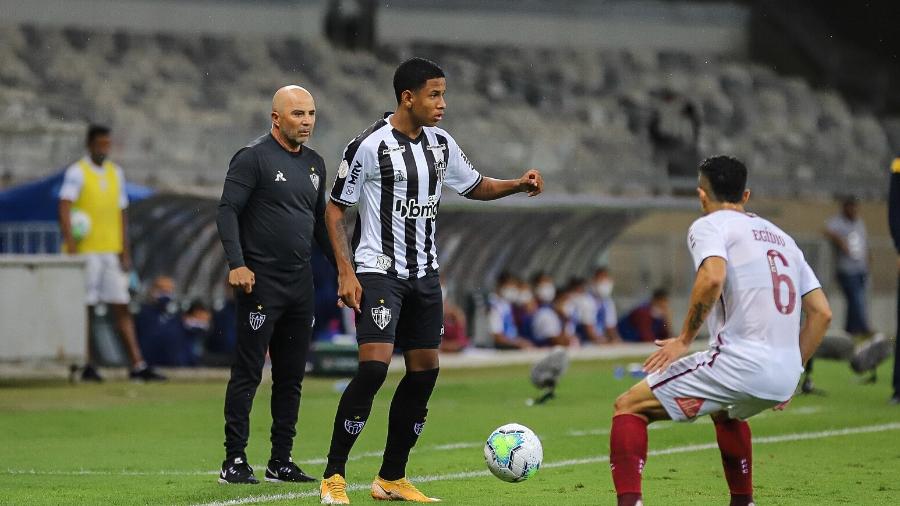 Após empatar com o Flu, Sampaoli terá reforços para escalar o Galo com o Bahia - Pedro Souza/Atlético-MG
