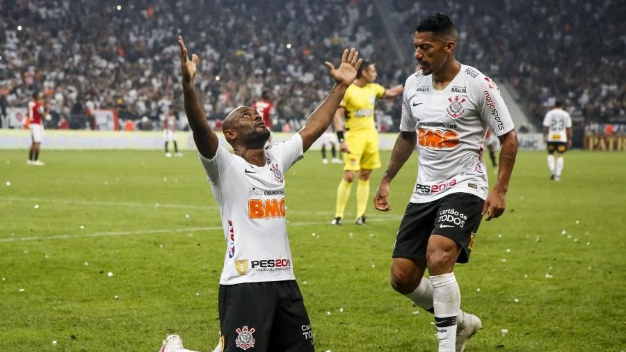 Vagner Love comemora gol marcado contra o São Paulo que garantiu ao Corinthians o título paulista de 2019  - Rodrigo Gazzanel/  Ag. Corinthians 