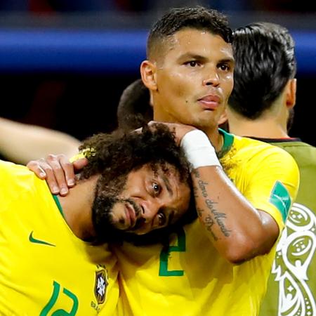 Thiago Silva conta que a vinda de Marcelo para o Fluminense mexeu com seu coração. - Anadolu Agency/Getty Images