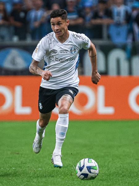 Diogo Barbosa, jogou o primeiro semestre da temporada pelo Grêmio  - Maxi Franzoi/AGIF