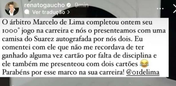 Corinthians tentou proibir árbitro de partida contra o Grêmio