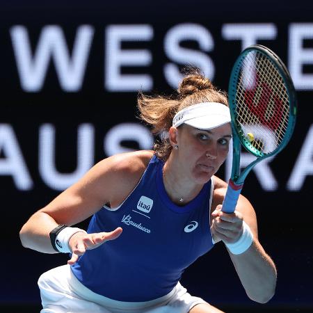 Beatriz Haddad Maia se uniu à alemã Laura Siegemund, que a venceu na United Cup de 2025 - Paul Kane/Getty Images