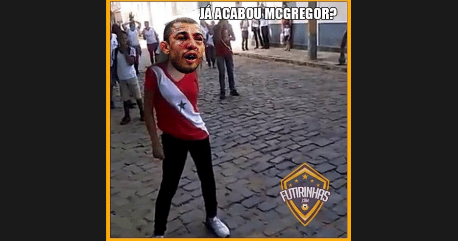 A internet não perdoou a derrota de José Aldo para Conor McGregor no UFC - Reprodução/Facebook