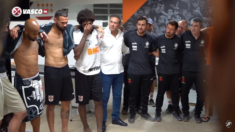 Talles Magno se emociona ao se despedir do Vasco, antes de seleção sub-17 - Reprodução Vasco TV