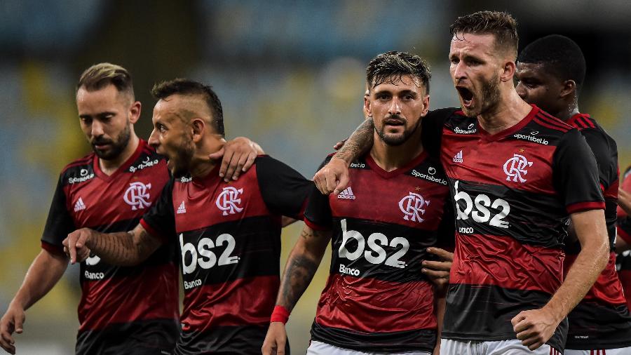 Jogadores do Flamengo - Thiago Ribeiro/AGIF