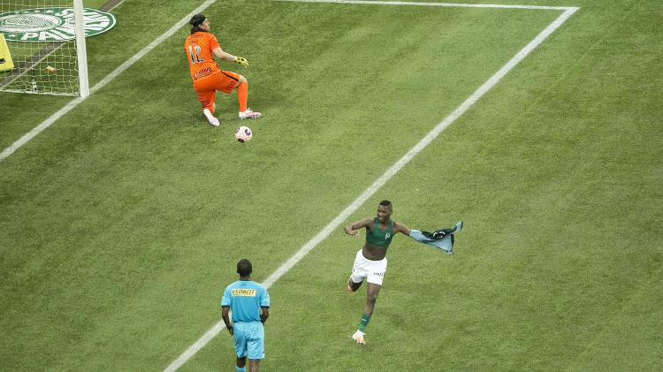 Jovem Patrick de Paula comemora o gol decisivo do Palmeiras na decisão contra o Corinthians - WILIAN OLIVEIRA/FUTURA PRESS/FUTURA PRESS/ESTADÃO CONTEÚDO - WILIAN OLIVEIRA/FUTURA PRESS/FUTURA PRESS/ESTADÃO CONTEÚDO