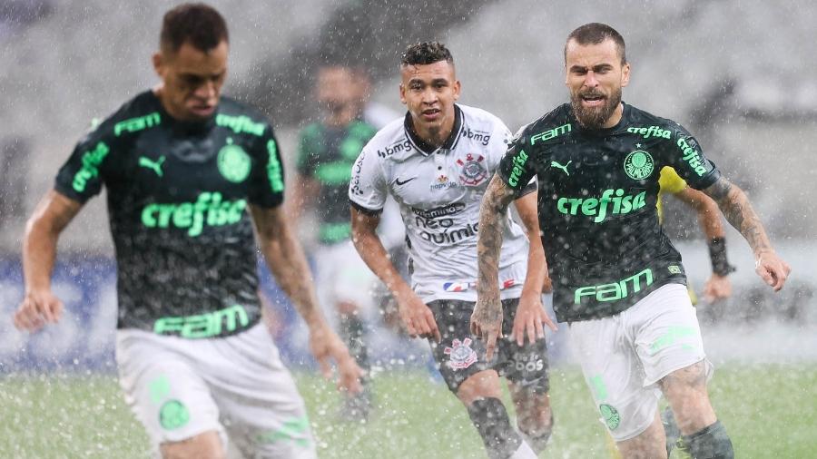 Corinthians enfrentou o Palmeiras com o time desfalcado por causa da covid - Cesar Greco/Palmeiras