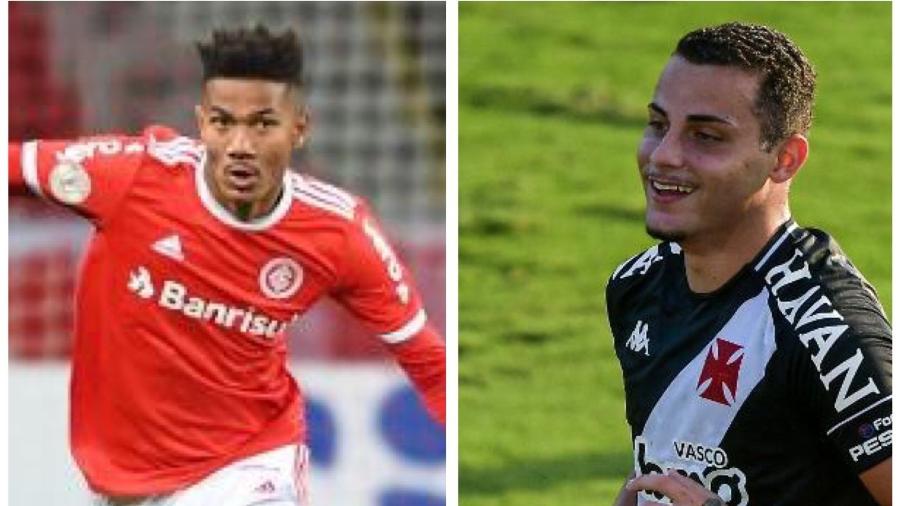 Zé Gabriel irá do Internacional para o Vasco, e Bruno Gomes irá do Vasco para o Internacional - Ricardo Duarte (Inter) / Thiago Ribeiro (Agif)