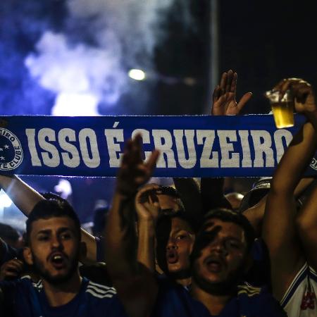 Torcedores do Cruzeiro durante participação da equipe na Série B de 2022 - Staff Images